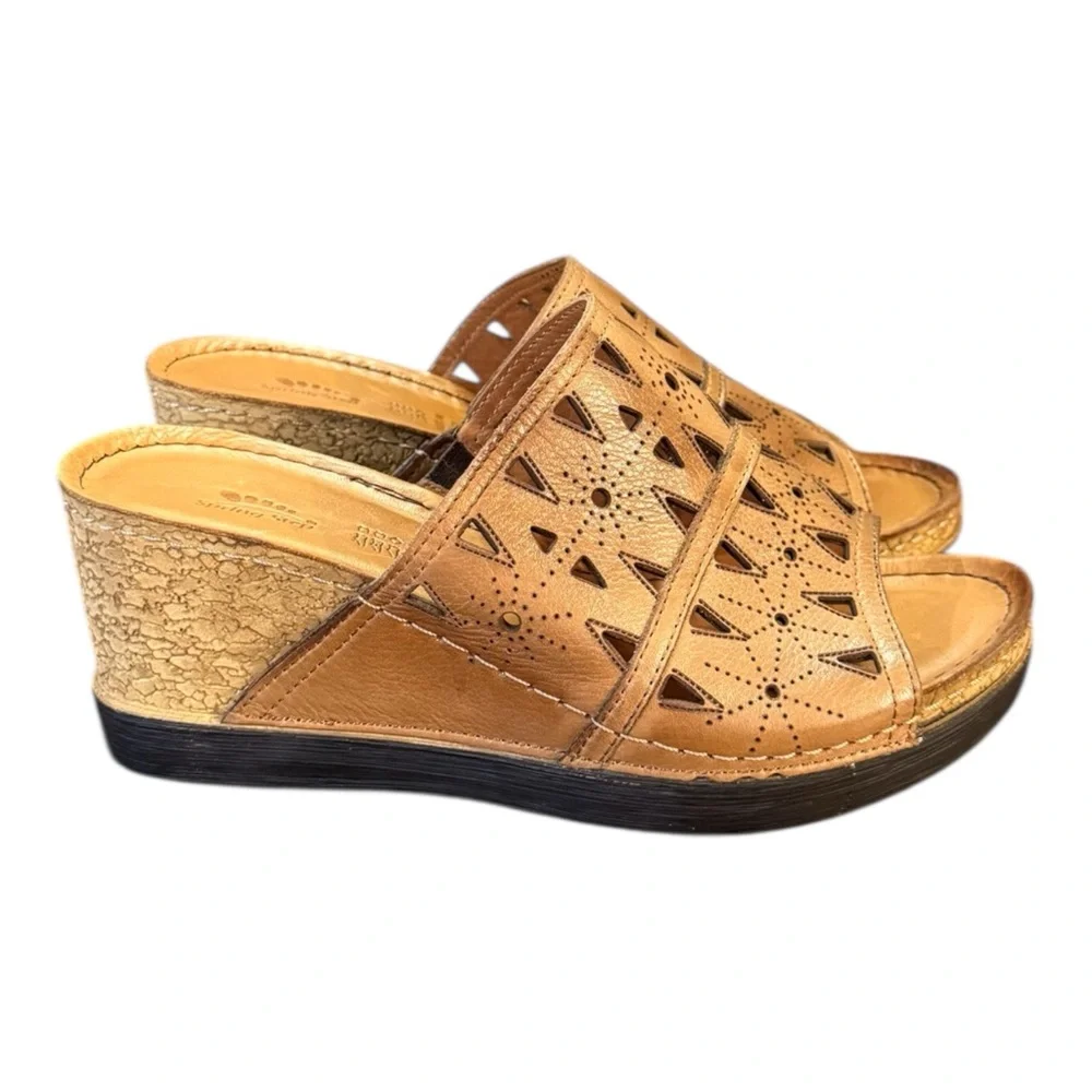 Spring Step Fusa Wedge Sandal Women’s Size 7.5/8